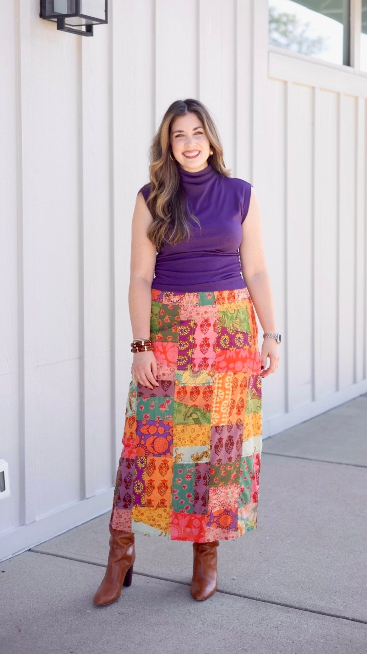 イ*ゴ様 apolina Patchwork Wendy Midi Skirt イ*ゴ様 apolina Patchwork Wendy Midi Skirt イ*ゴ様 apolina