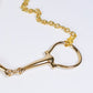 Gold Bit Chain Belt