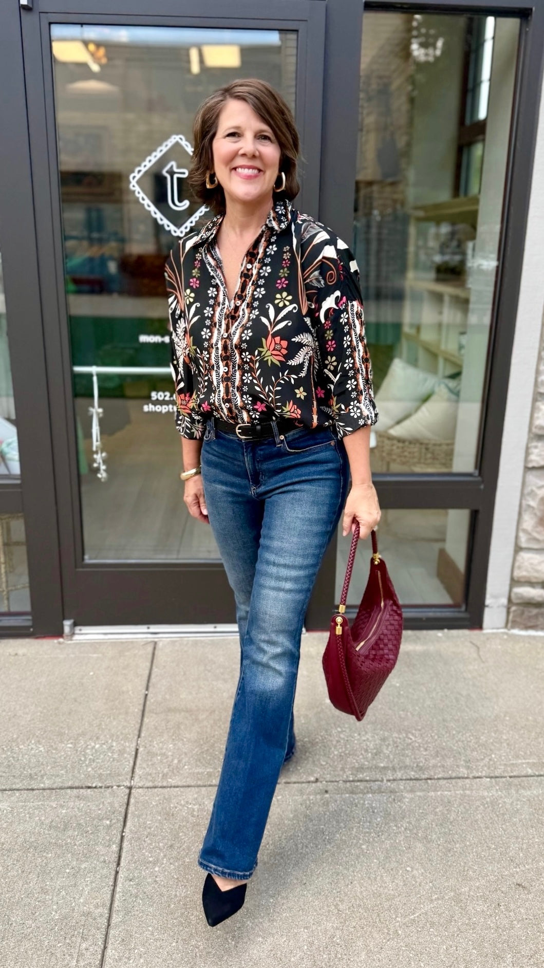 Tolani Kennedy Blouse - Palmtree