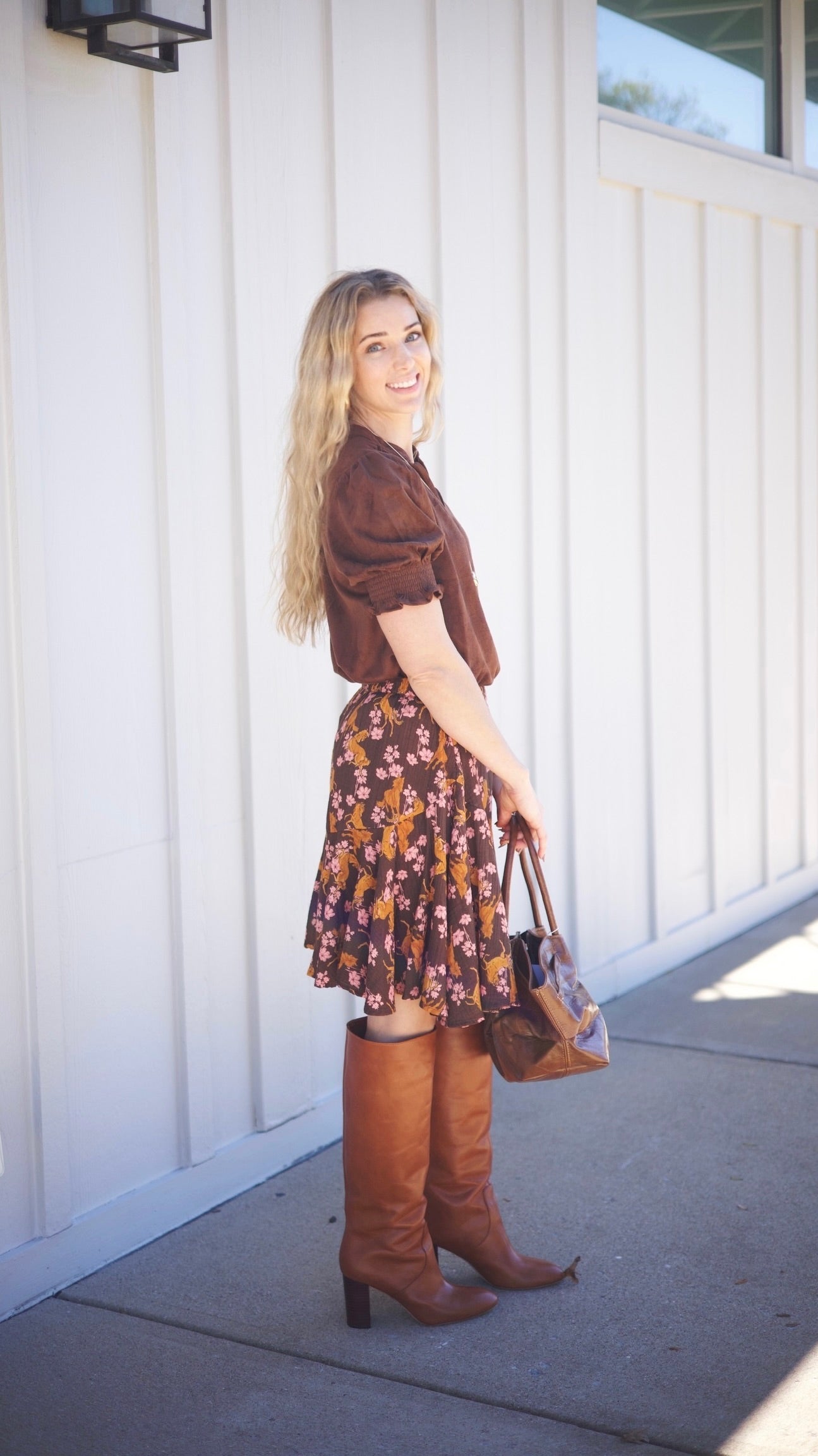 Ivy Jane Horsing Around Skirt - Brown