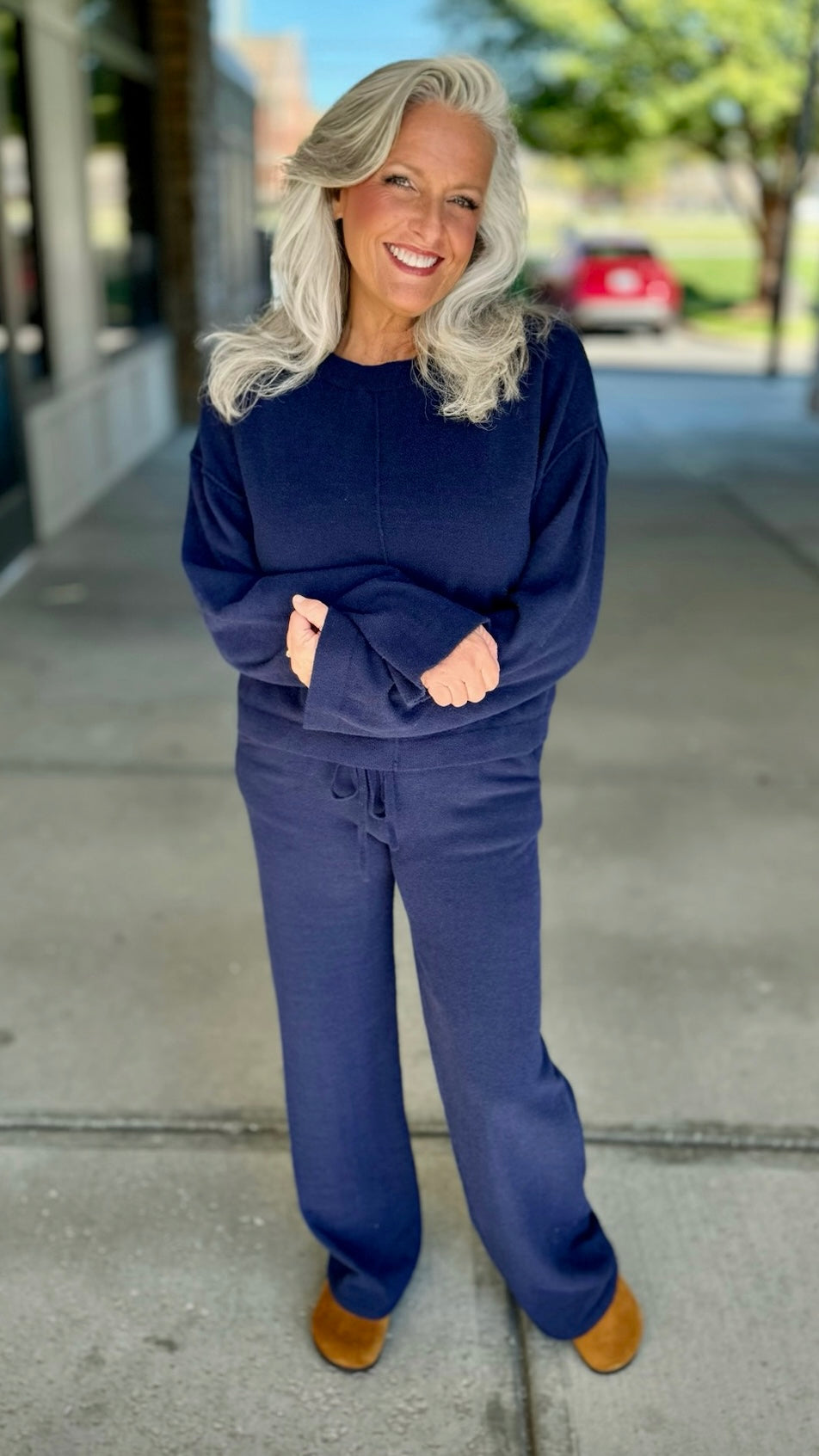 Navy Sweater