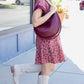 Whitney Wine Print Dress