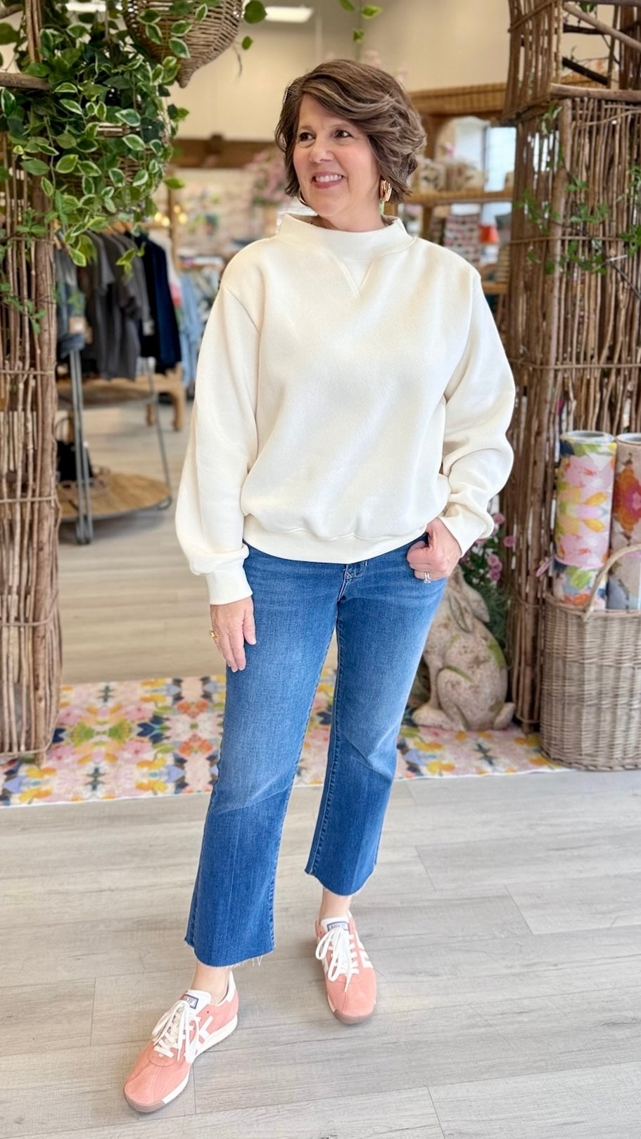 Ava Sweatshirt - Ivory