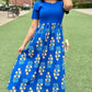 Sasha Midi Dress - Royal Blue