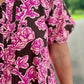 Uncle Frank Rose Pin Tuck Dress