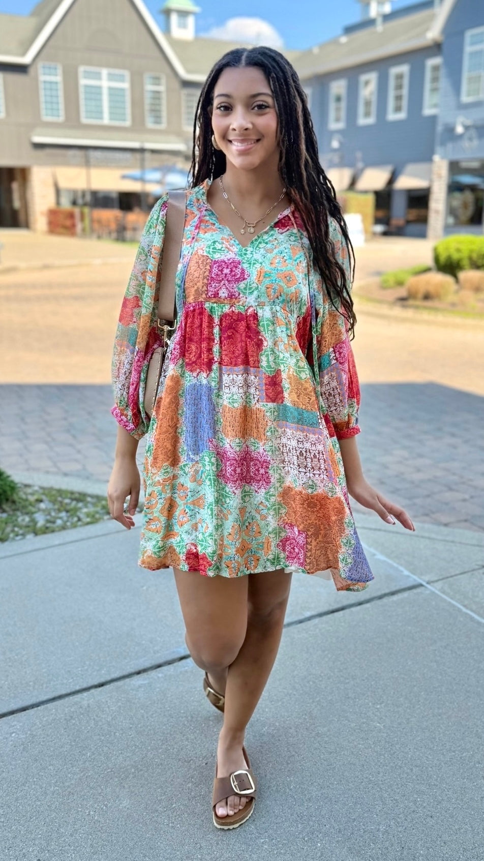 Valerie Vintage Patchwork Dress