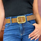 Cognac Leather Belt