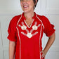 Sister Mary Dana Top - Red