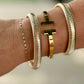 Gold Snake Stretch Bracelet