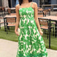 Jennifer Floral Maxi Dress - Green