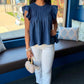 Ivy Jane Tucked Denim Top - Indigo
