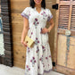 Uncle Frank Shirred Front Dress - White