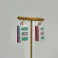 Dot Mahjong Tile Earrings