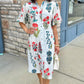 Whitney Floral Button Down Dress - White