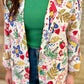 Good Vibes Printed Linen Blazer