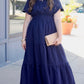 Nora Cinch Waist Dress - Navy