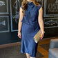 Adalaide Satin Cowl Neck Top