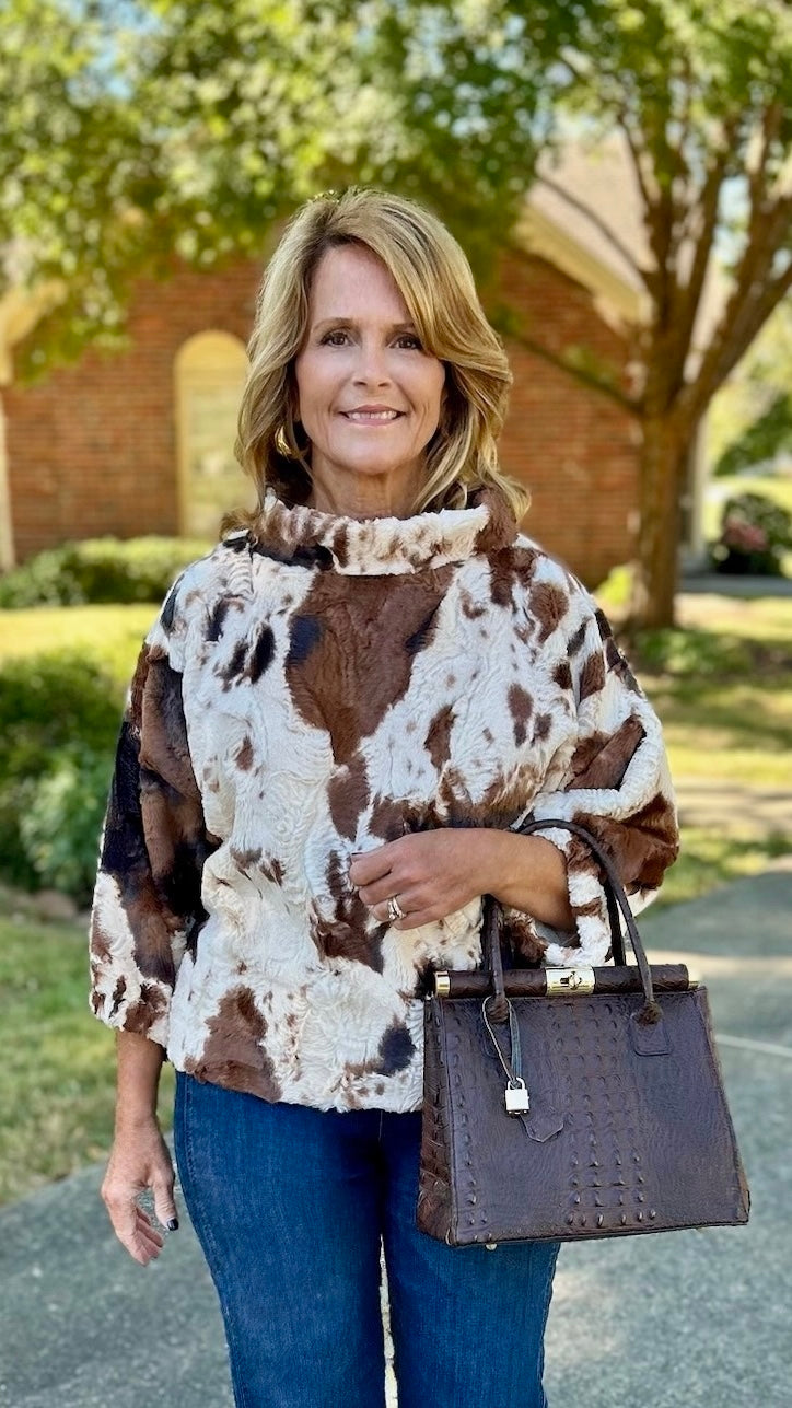 Ivy Jane Faux Fur Pony Popover