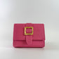 Lillie Straw Clutch Pink