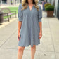 Jude Connally Gingham Black Emerson Dress