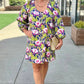 Uncle Frank Big Roses Dress - Navy