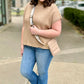 Classico Short Sleeve Sweater - Taupe