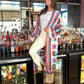 Zoe Crochet Cardigan - Ivory Multi