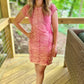 Wearables Ruched Dress - Washed Red