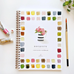Bouquets Watercolor Workbook