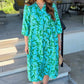 Uncle Frank Midi Swing Dress - Green