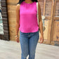 Joyce Sleeveless Top - Fuchsia