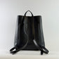Multi Leather Bucket Bag - Black