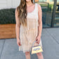 Isle Annie Ruffle Dress - Champagne