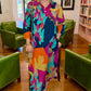 Lotus Bloom Midi Dress