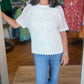 Another Love Marie Sweater - White
