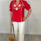 Sister Mary Dana Top - Red