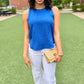 Joyce Sleeveless Top - Royal