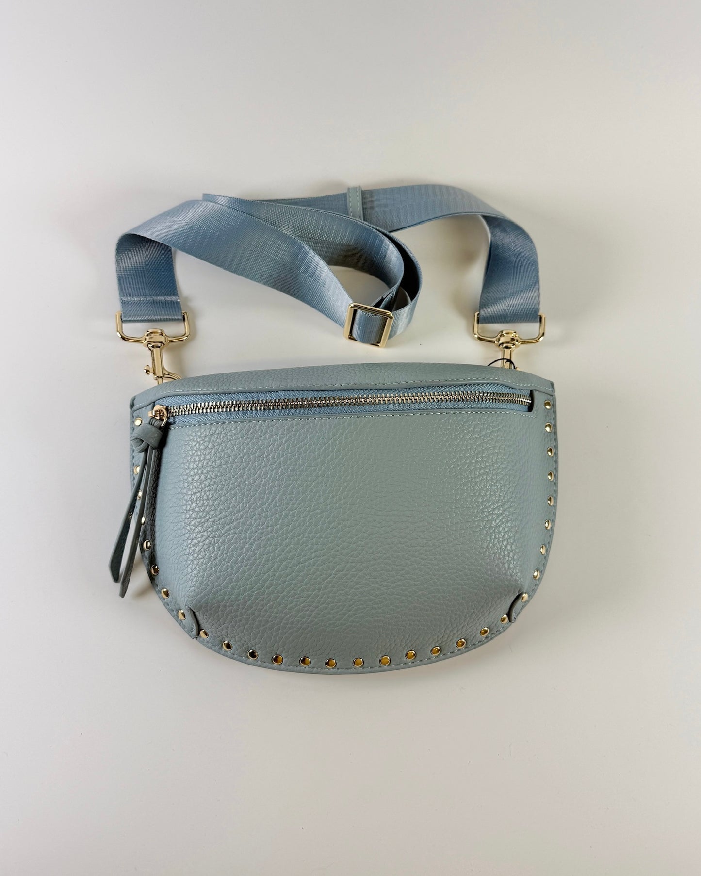 Fanny Pack With Studs - Sky Blue