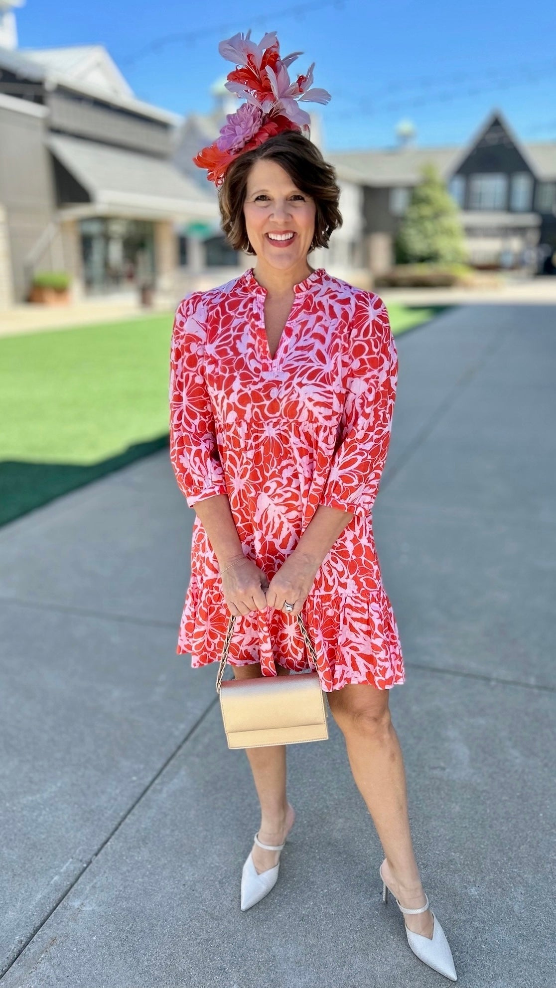 Tyler Boe Karli Pink Linen Dress