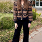 Dear John Fiona Wide Leg Corduroy - Thick Black