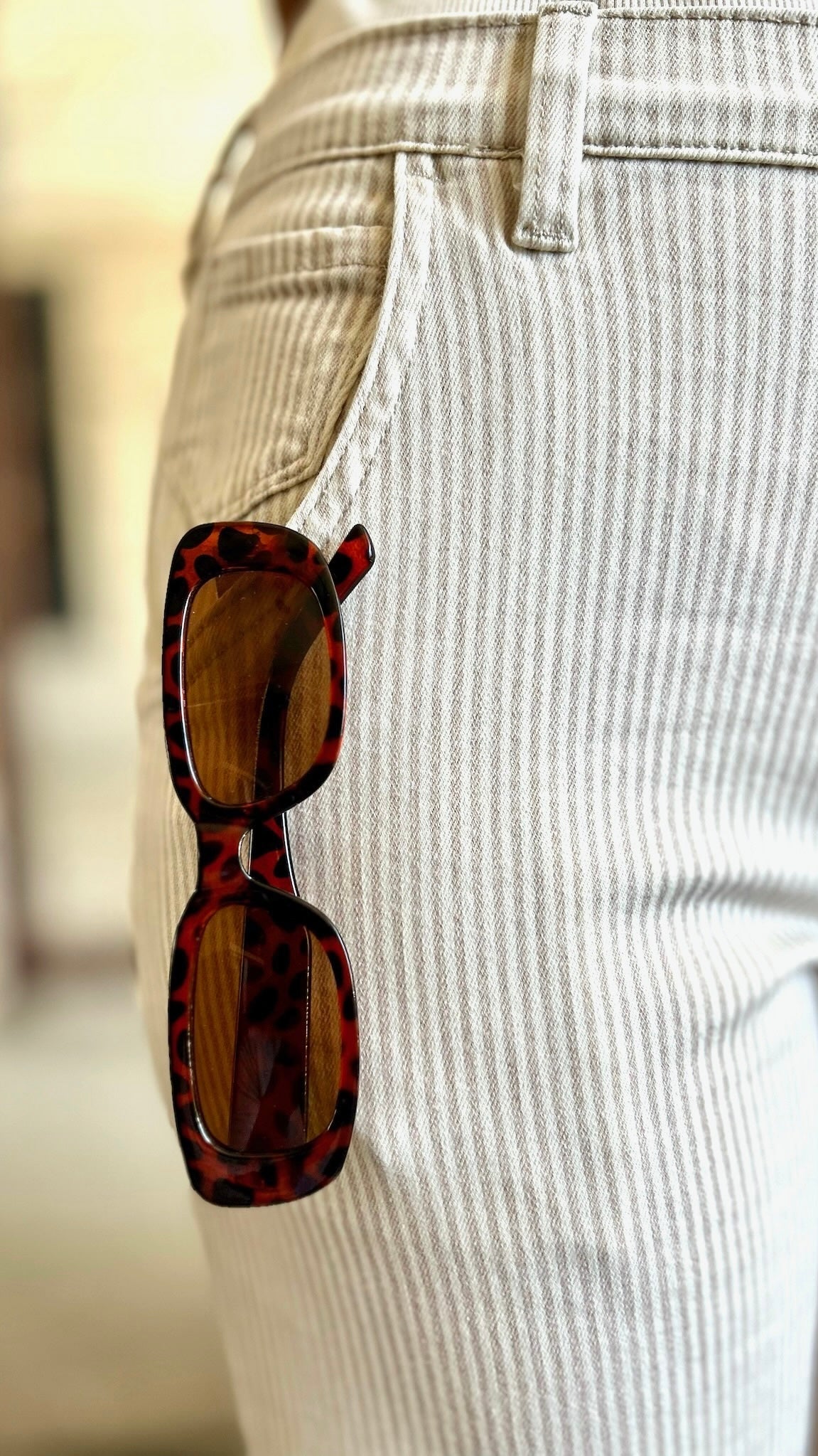 Dear John Lasso Jeans - Sand Stripe