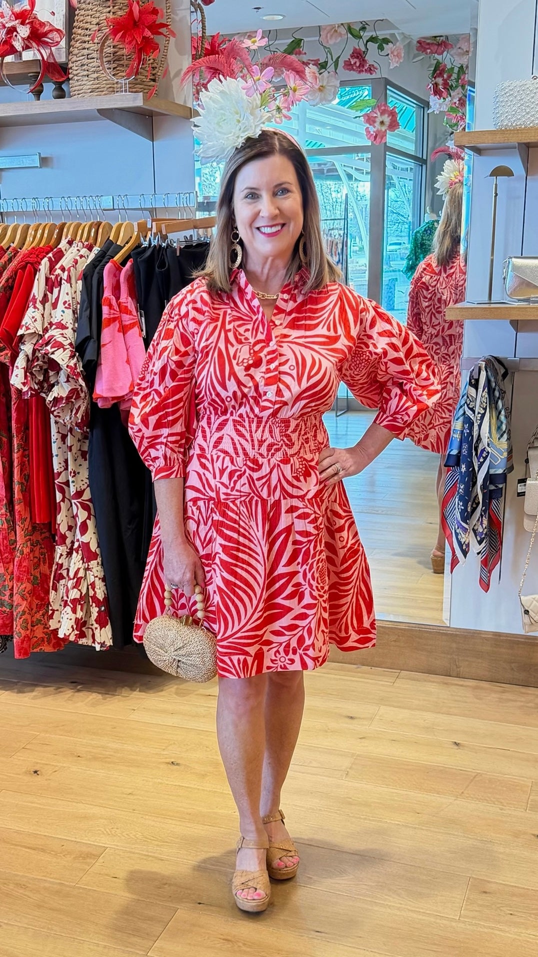 Uncle Frank Shirt Dress - Pink