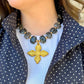 Smokey Labradorite Kait Cross Necklace