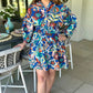 Uncle Frank Pintucked Dress - Blue