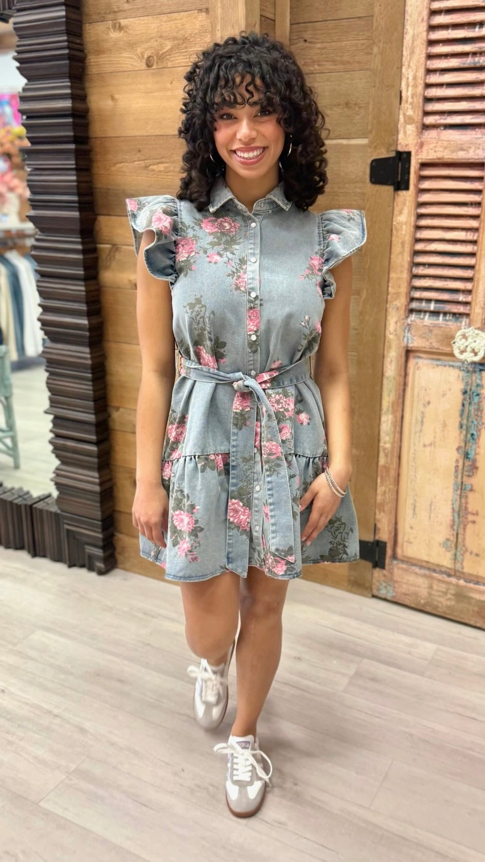 Ellie Denim Mini Dress