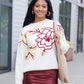 Amie Floral Sweater