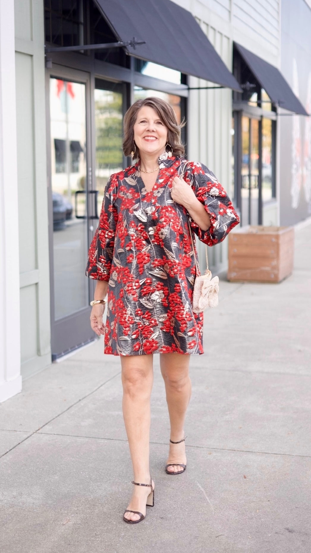 Lila Floral Dress