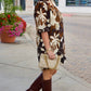 Dreamy Delilah Cotton Dress - Camel