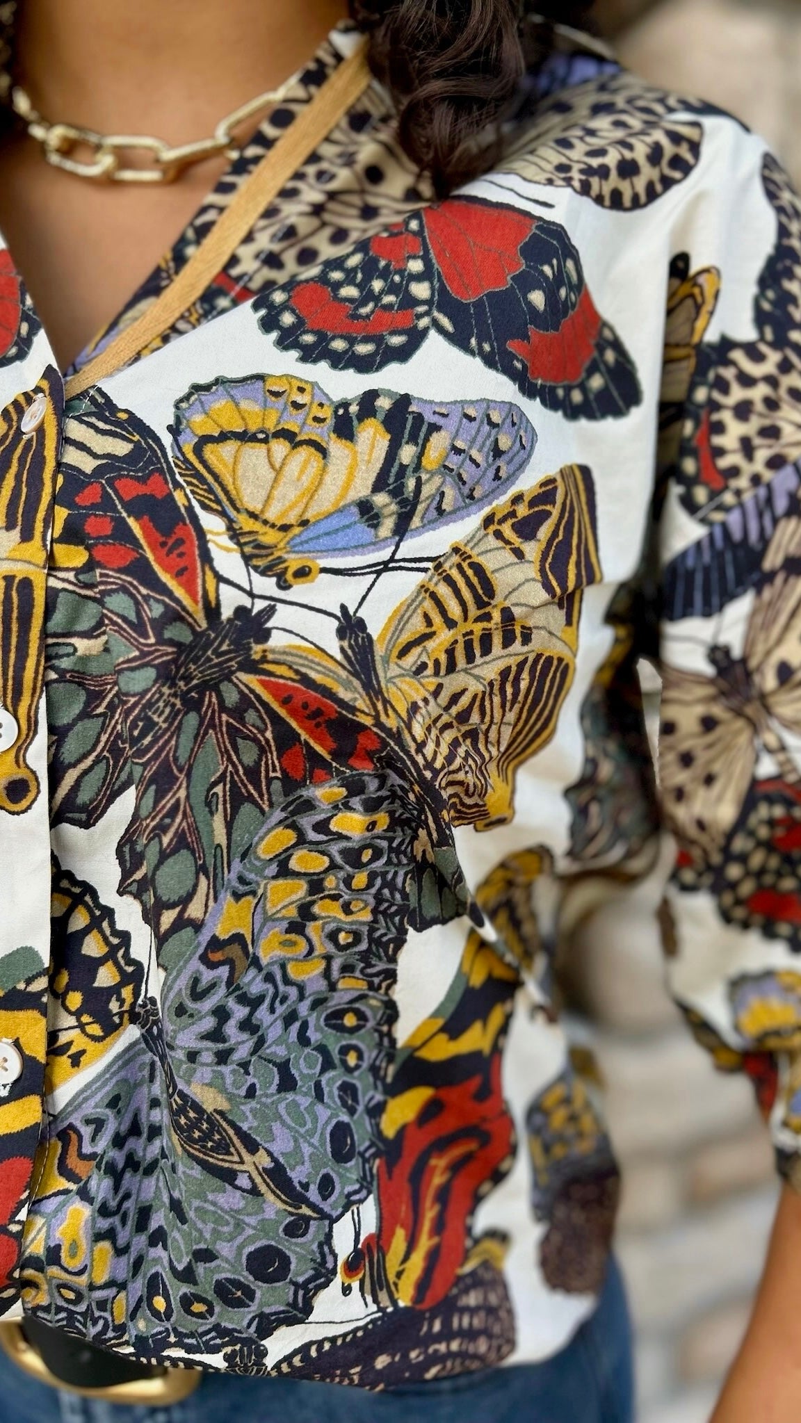 Lizzie Butterflies Top