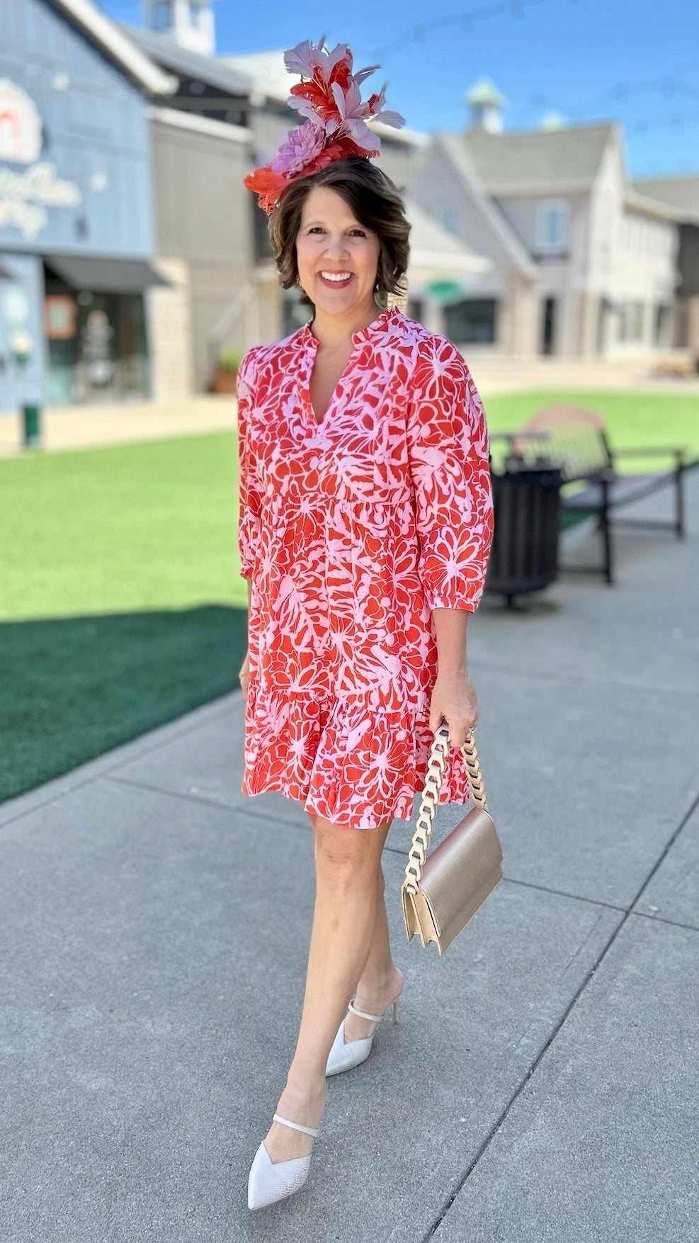 Tyler Boe Karli Pink Linen Dress